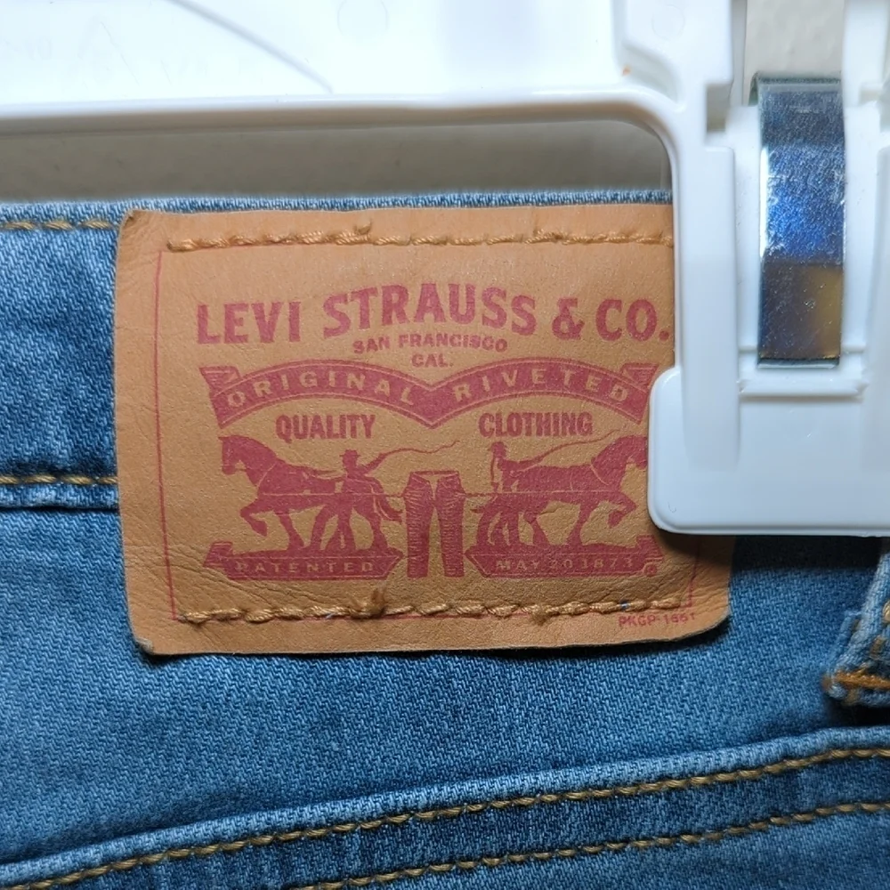 Levi's 720 High Rise Super Skinny Jeans Light Blue Girls Size 7